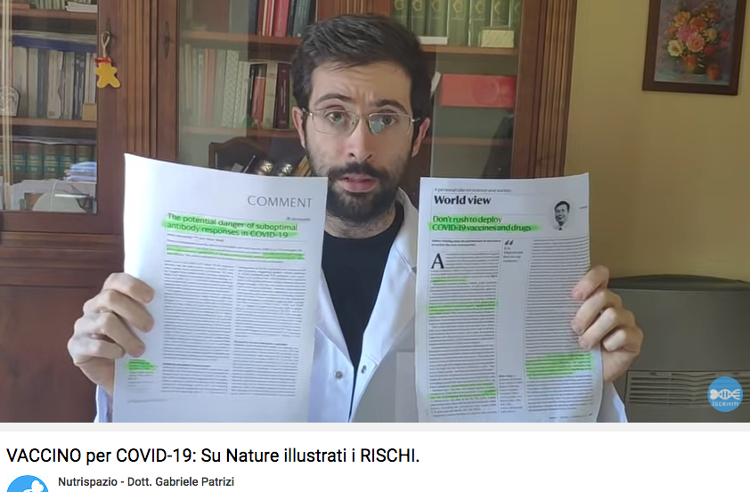 Vaccino per Covid19 - Dubbi e rischi, messi nero su bianco dalla più prestigiosa rivista medica