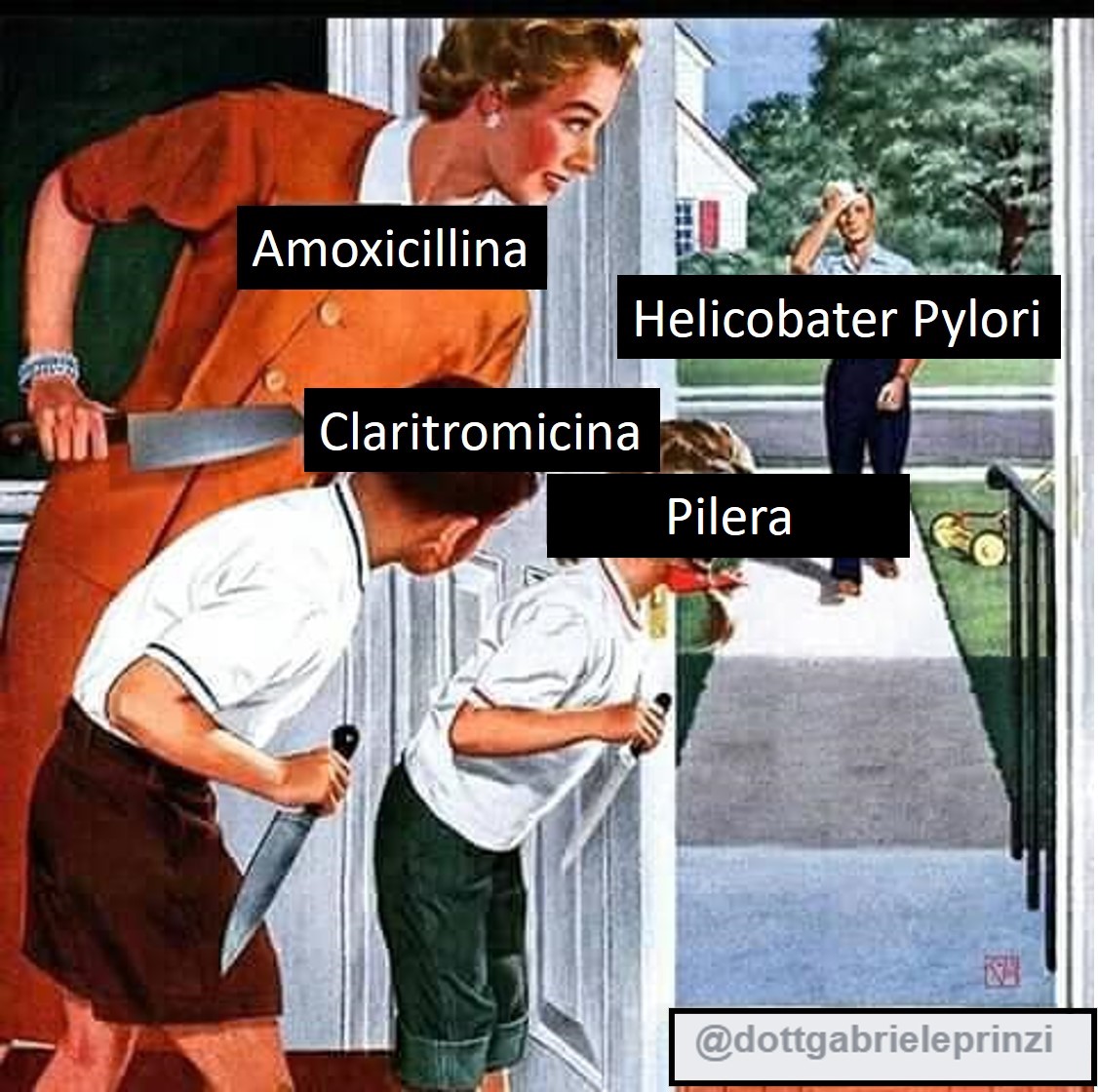 AMOXICILLINA, CLARITROMICINA E PILERA ERADICANO L'HELICOBACTER DA MANE A SERA...?